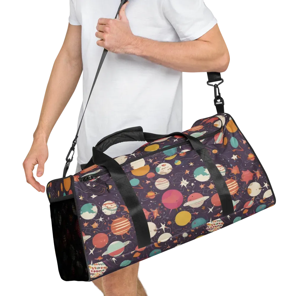 Saturn After Dark on Duffle Bag — Right Front
