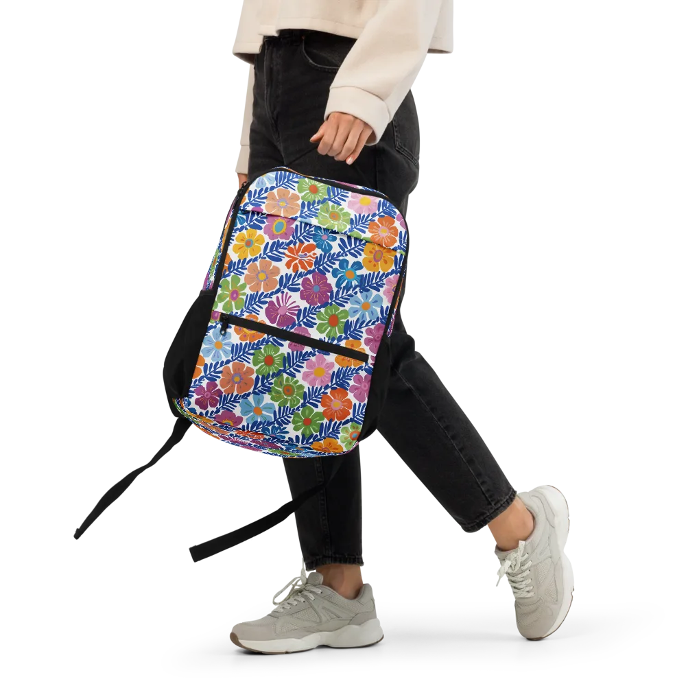Botanical Cadence on Utility Backpack — Front