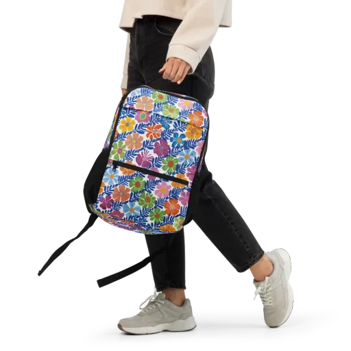 Botanical Cadence on a Utility Backpack