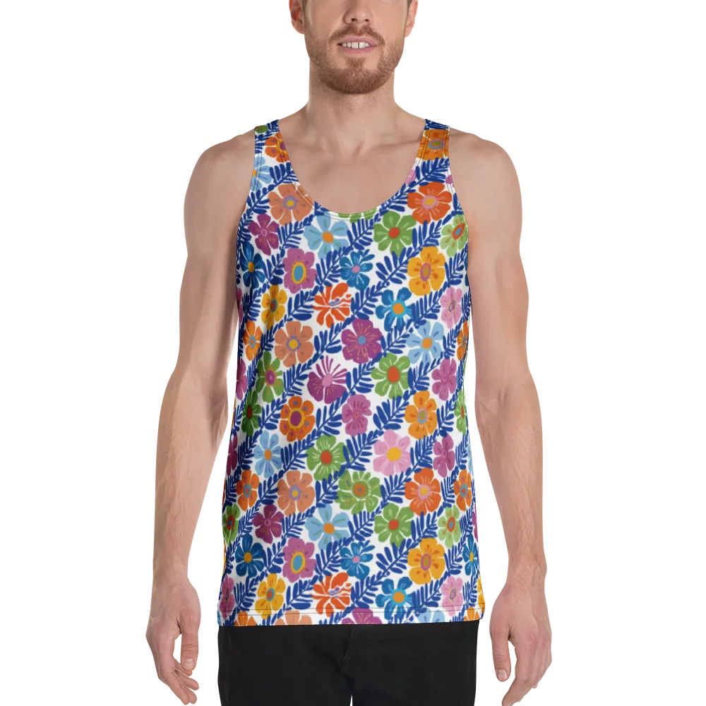 Botanical Cadence on Men's Tank Top — Front