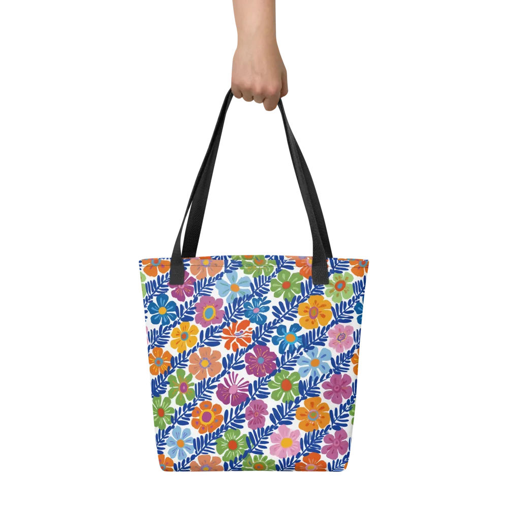 Botanical Cadence on Tote Bag — Front