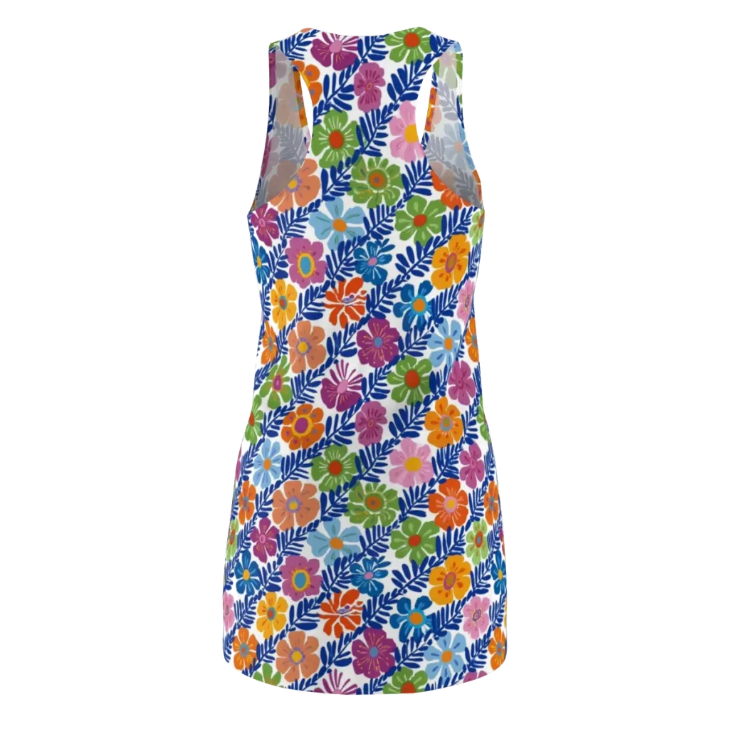 Botanical Cadence on Racerback Dress — Back