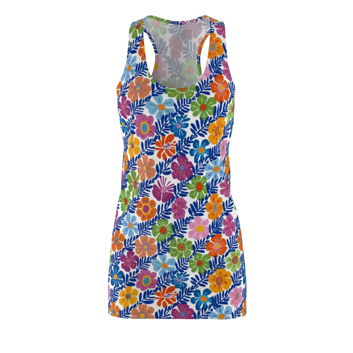 Botanical Cadence on Racerback Dress — Front