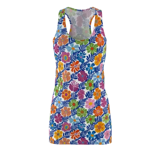 Botanical Cadence on a Racerback Dress