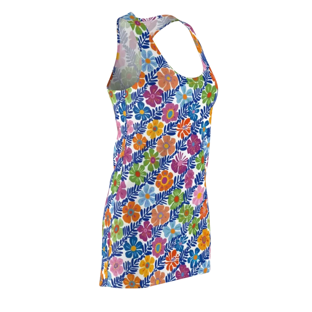 Botanical Cadence on Racerback Dress — Front Side