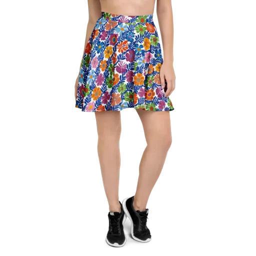 Botanical Cadence on a Skater Skirt