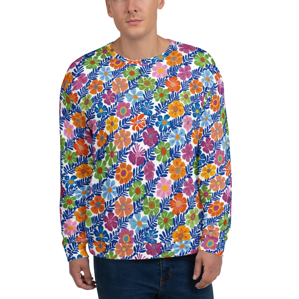 Botanical Cadence on Sweatshirt — Front