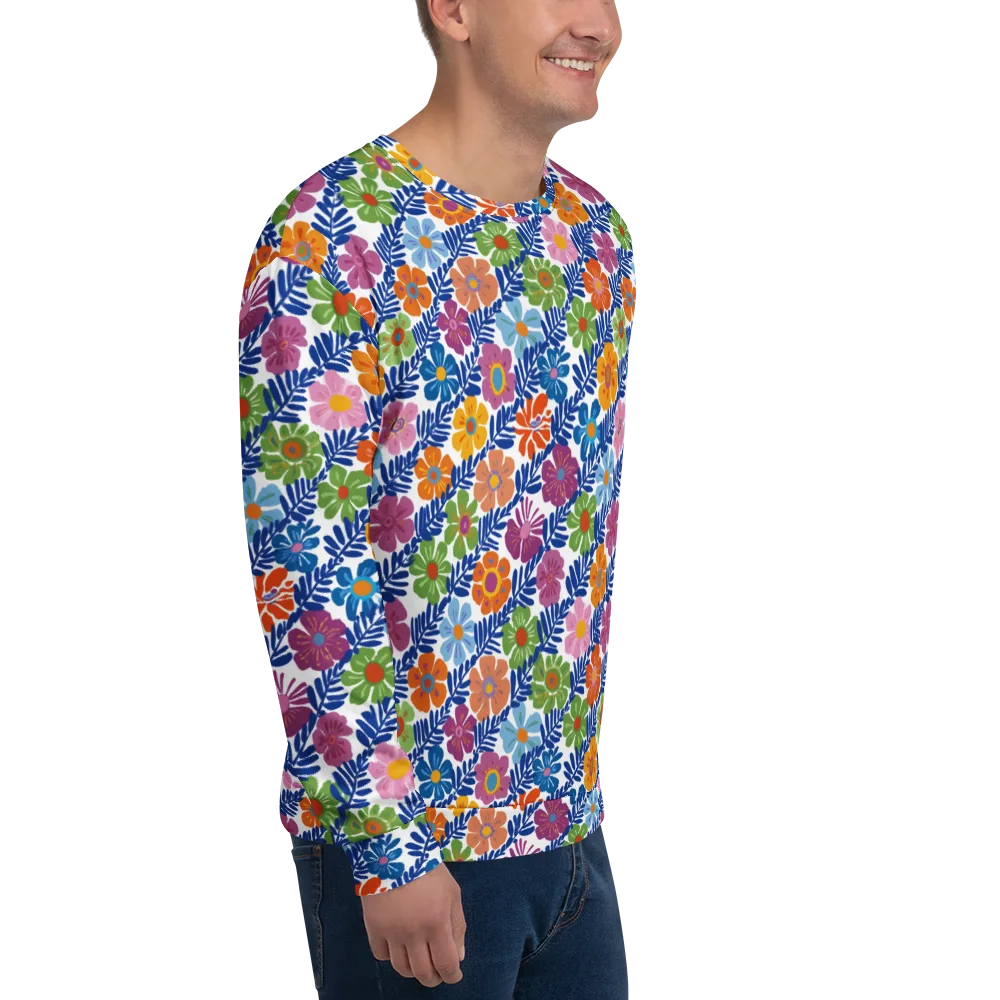 Botanical Cadence on Sweatshirt — Right Front