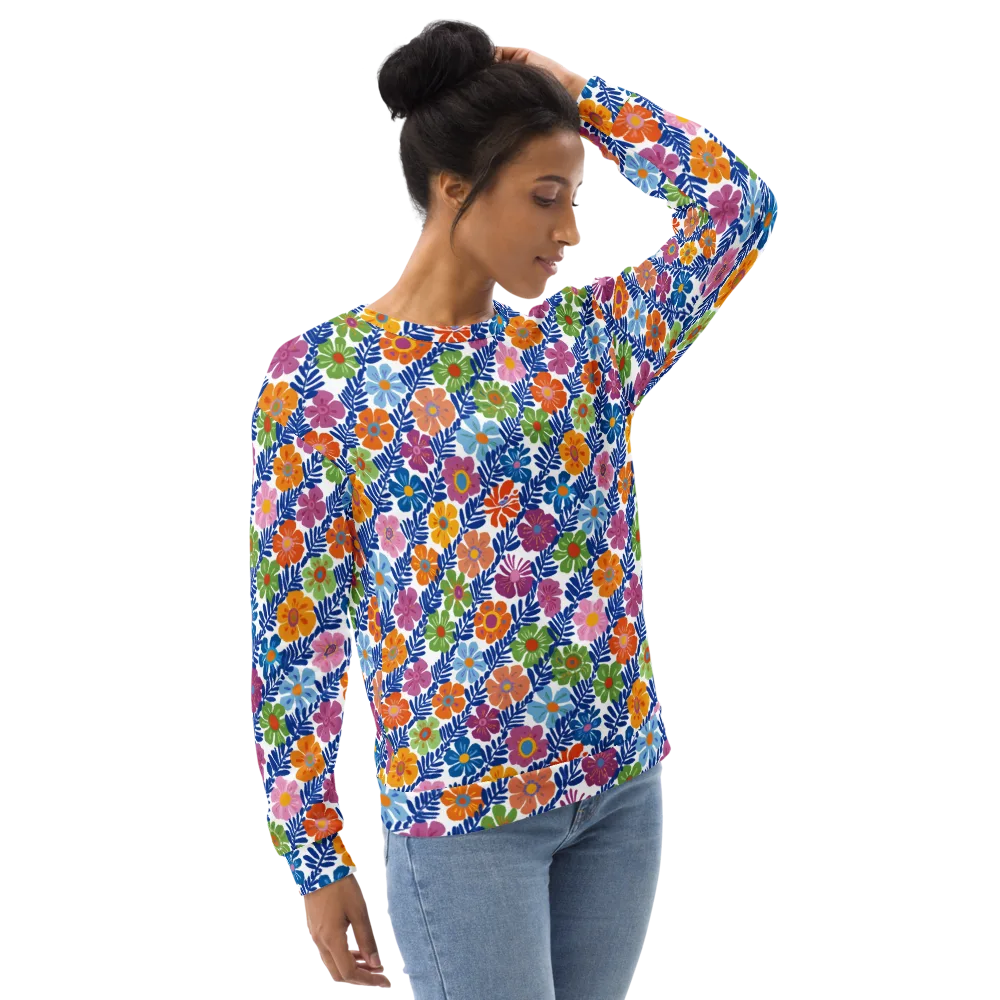 Botanical Cadence on Sweatshirt — Right Front