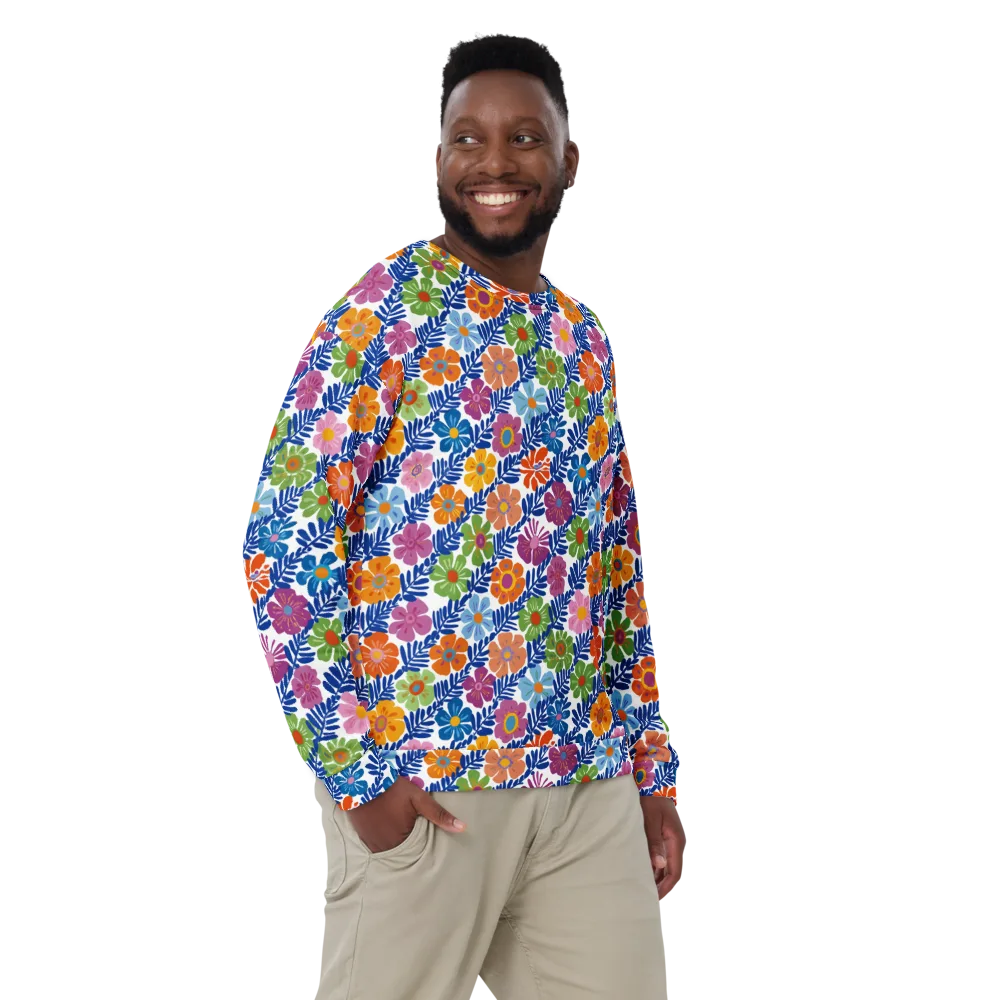 Botanical Cadence on Sweatshirt — Front