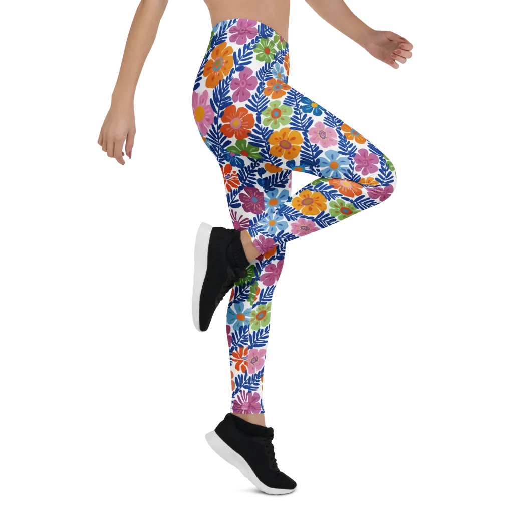 Botanical Cadence on Leggings — Right