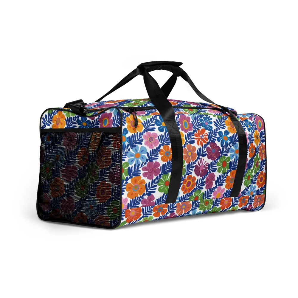 Botanical Cadence on Duffle Bag — Right Front