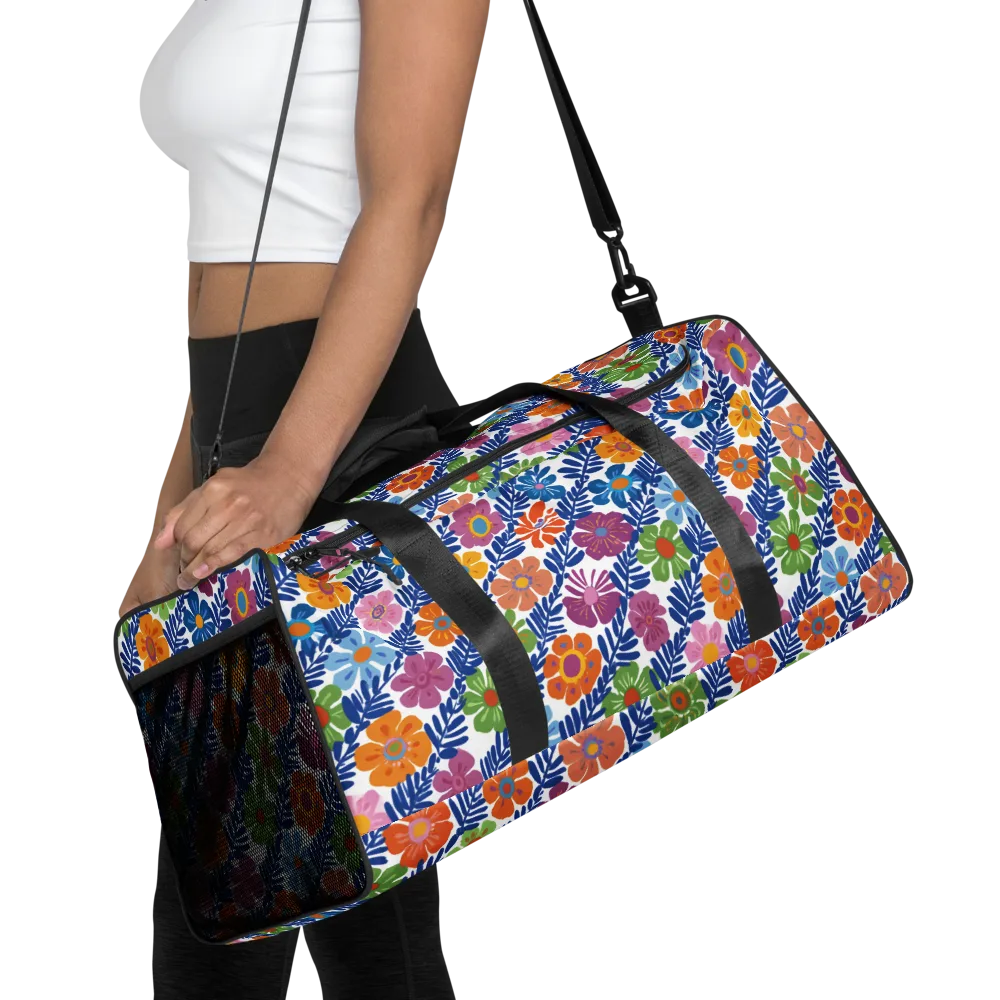 Botanical Cadence on Duffle Bag — Front