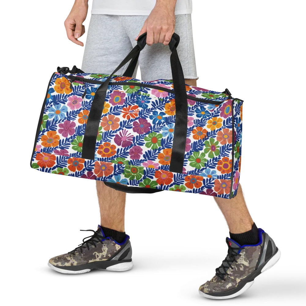 Botanical Cadence on Duffle Bag — Front