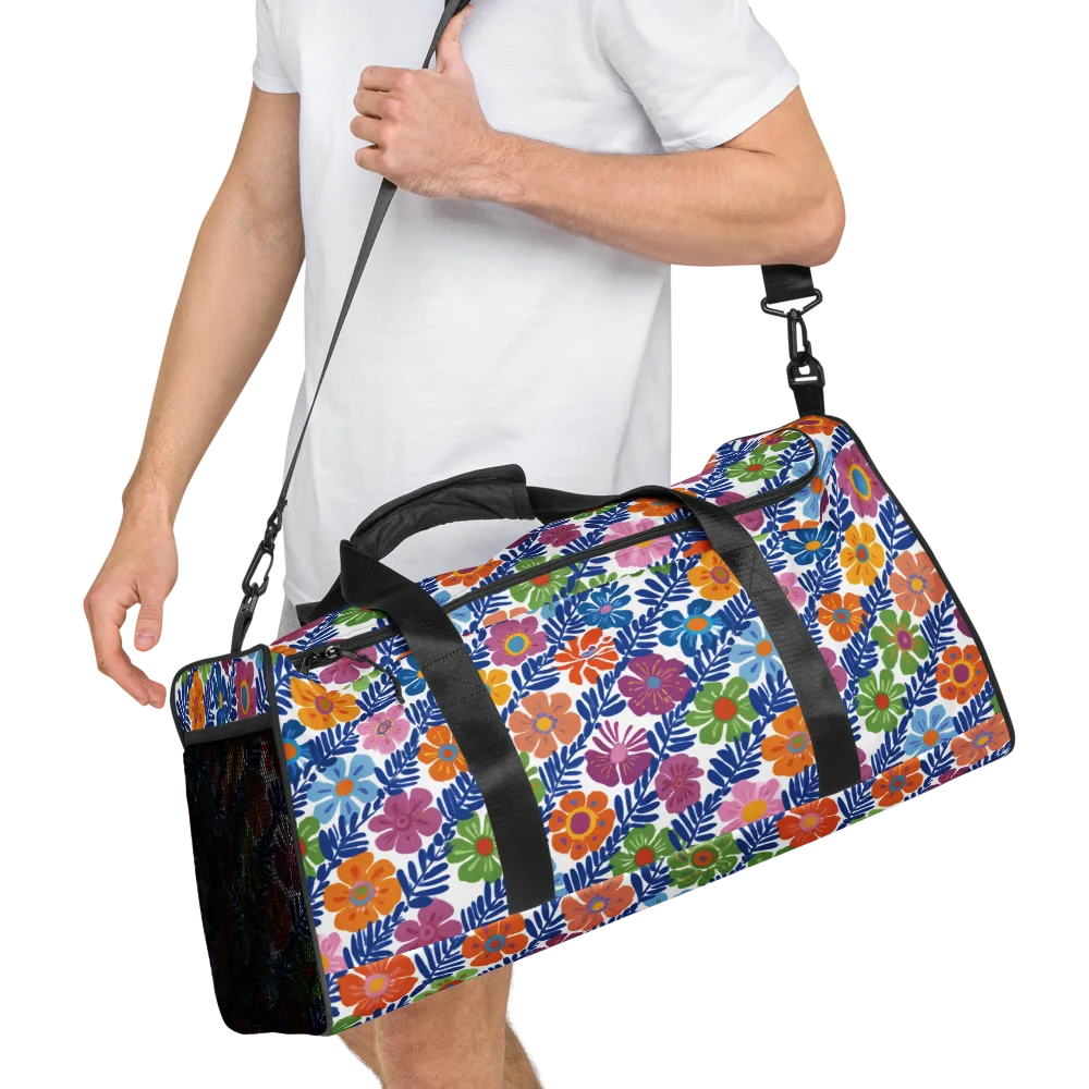 Botanical Cadence on Duffle Bag — Right Front