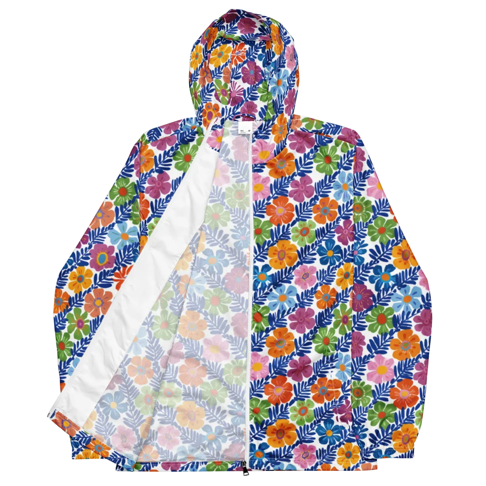Botanical Cadence on Men's Windbreaker — Front