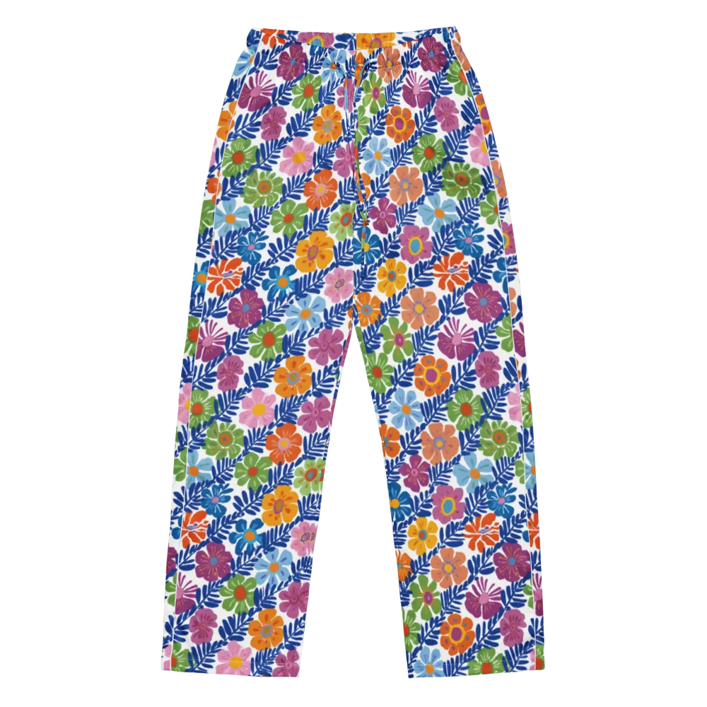 Botanical Cadence on Women's Pajama Pants — Front