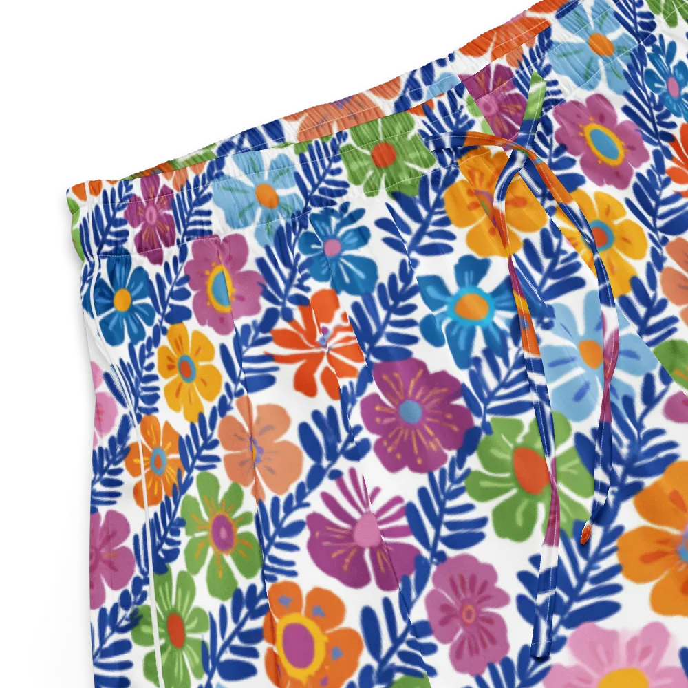 Botanical Cadence on Women's Pajama Shorts — Product details