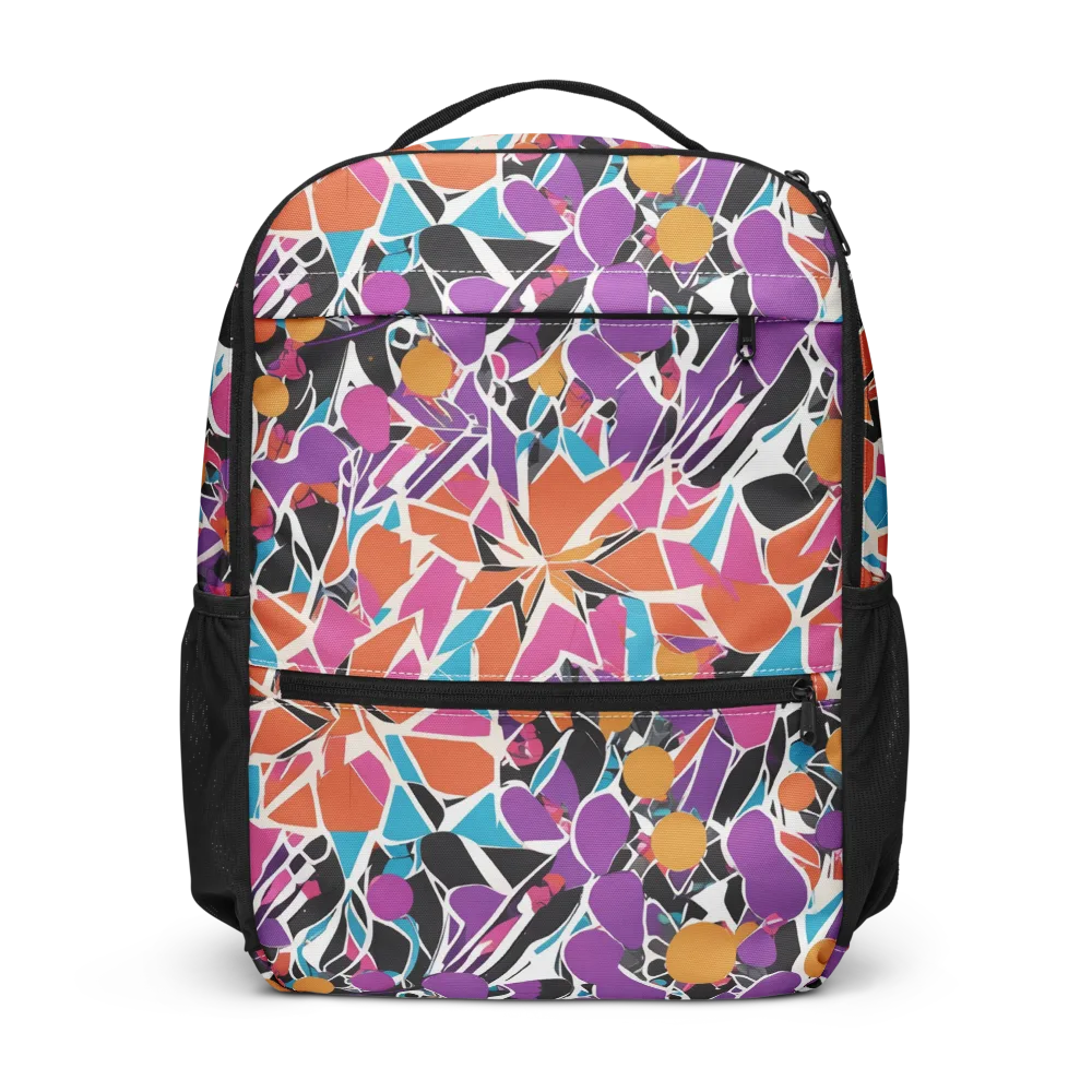 Kaleidoscope Grove on Utility Backpack — Front