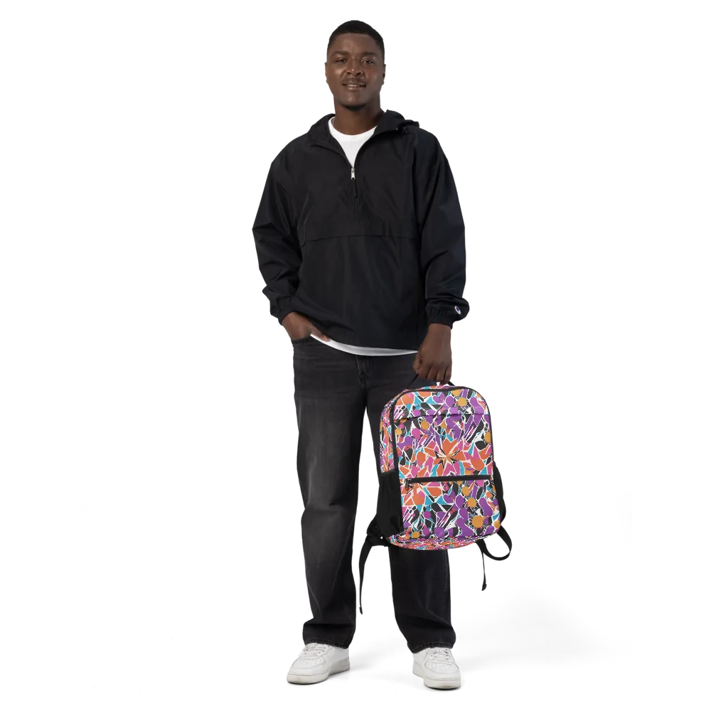 Kaleidoscope Grove on Utility Backpack — Front