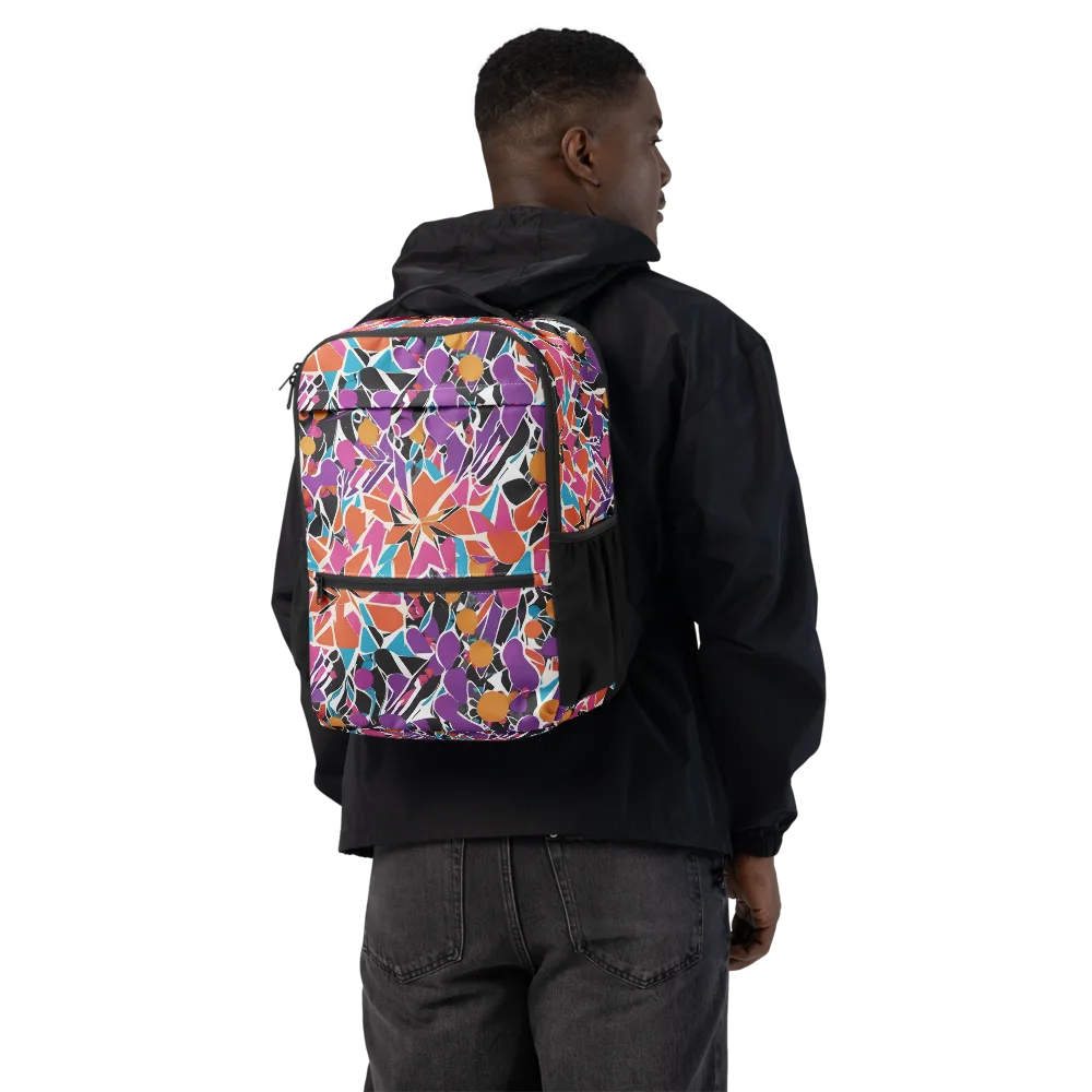 Kaleidoscope Grove on Utility Backpack — Back