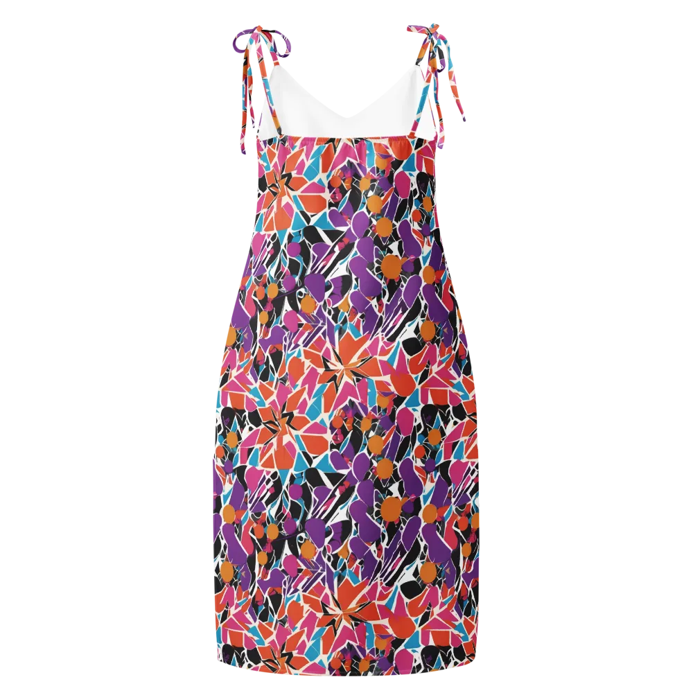 Kaleidoscope Grove on Slip Dress — Back