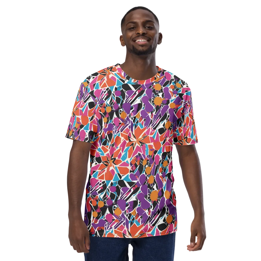 Kaleidoscope Grove on Men's Crew Neck T-Shirt — Front