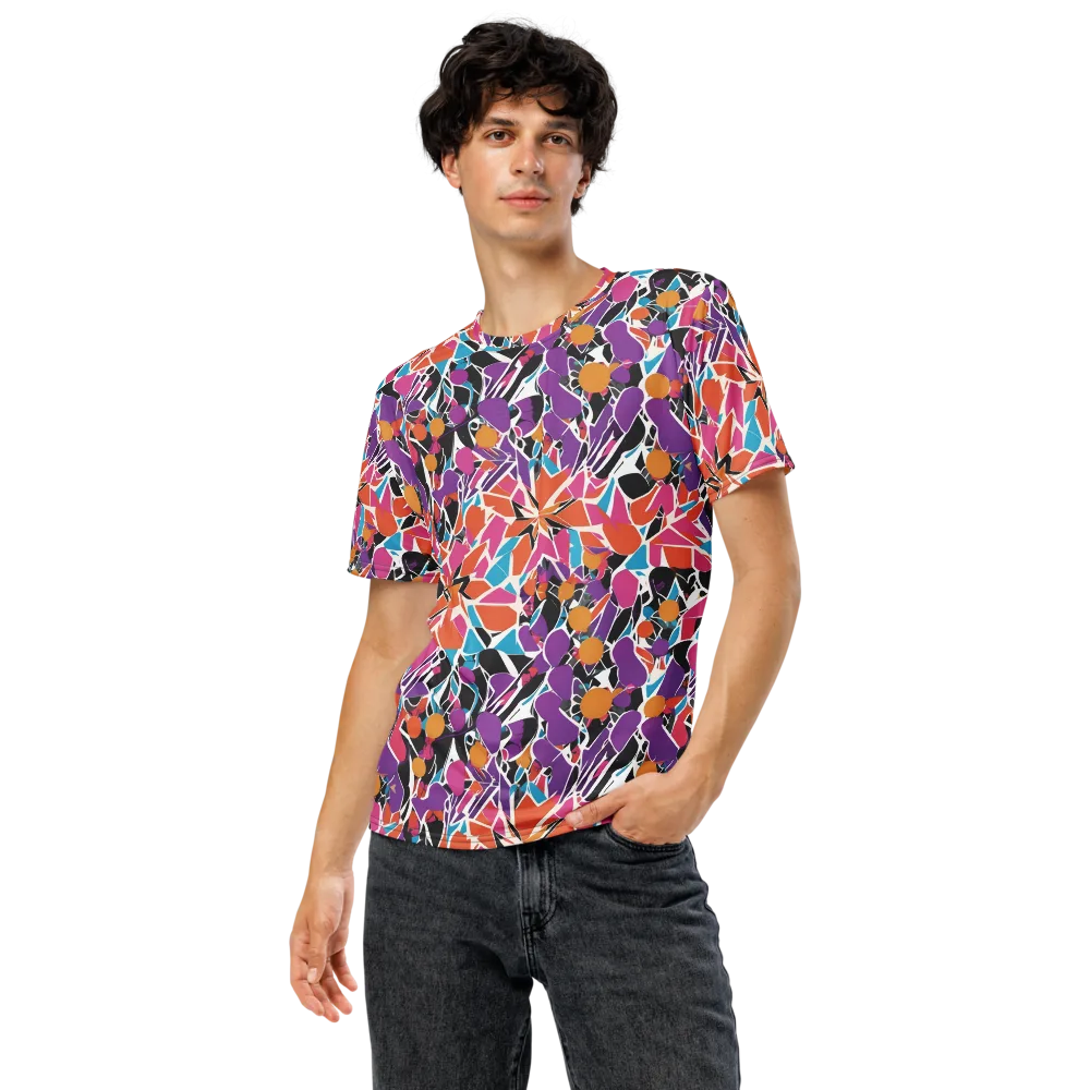 Kaleidoscope Grove on Men's Crew Neck T-Shirt — Front