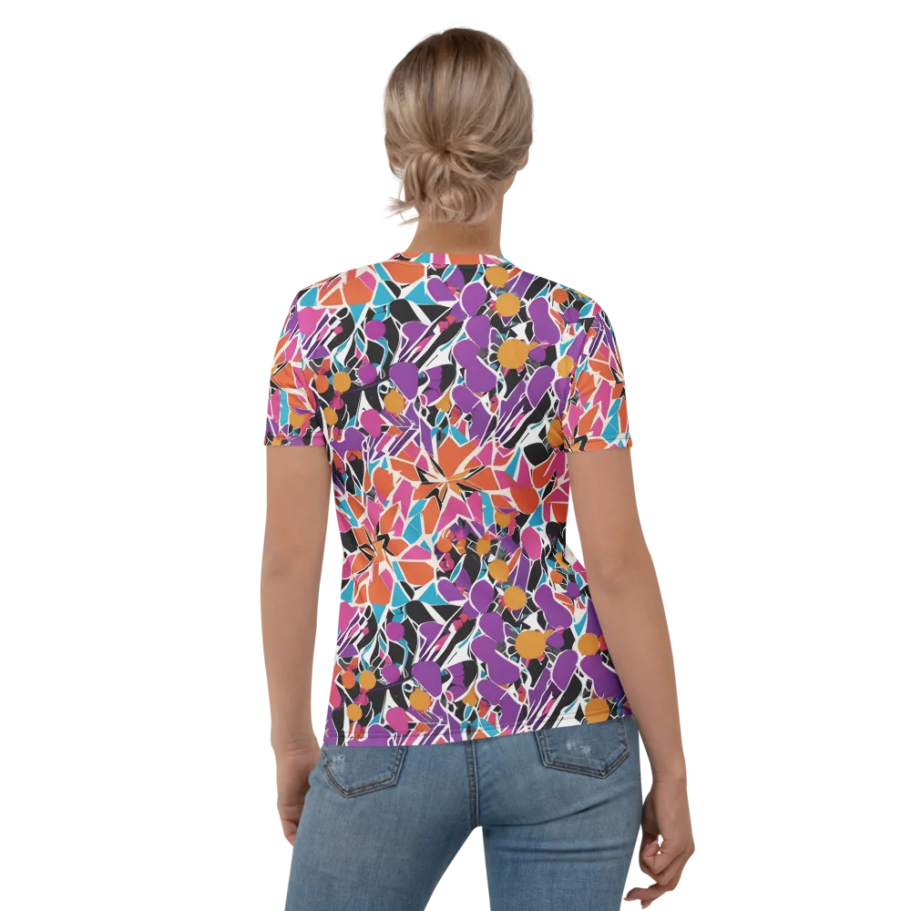Kaleidoscope Grove on Women's Crew Neck T-Shirt — Back