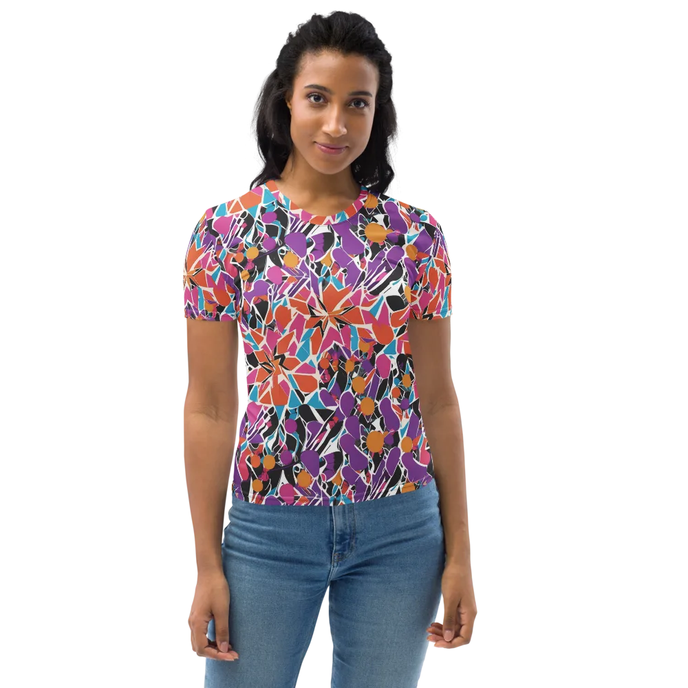 Kaleidoscope Grove on Women's Crew Neck T-Shirt — Front