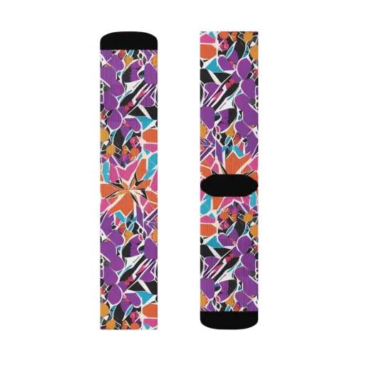 Kaleidoscope Grove on a Socks