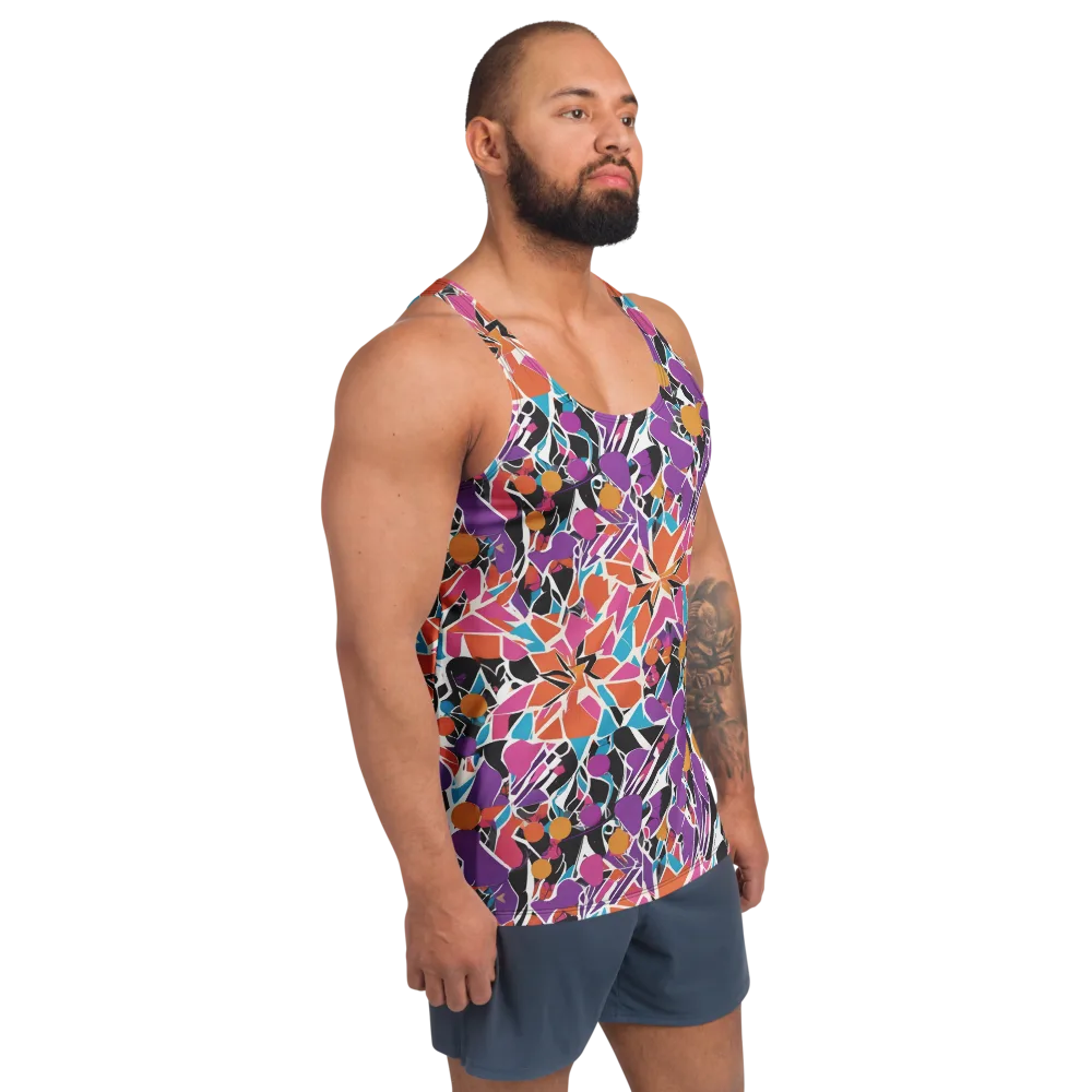 Kaleidoscope Grove on Men's Tank Top — Right Front