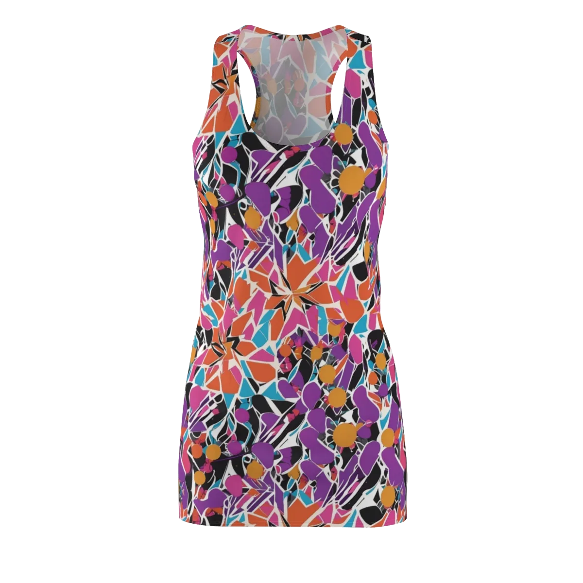 Kaleidoscope Grove on Racerback Dress — Front