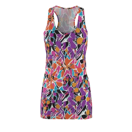 Kaleidoscope Grove on a Racerback Dress