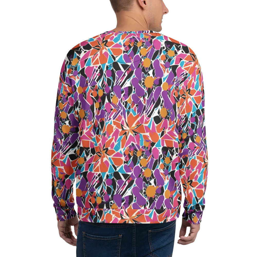 Kaleidoscope Grove on Sweatshirt — Back