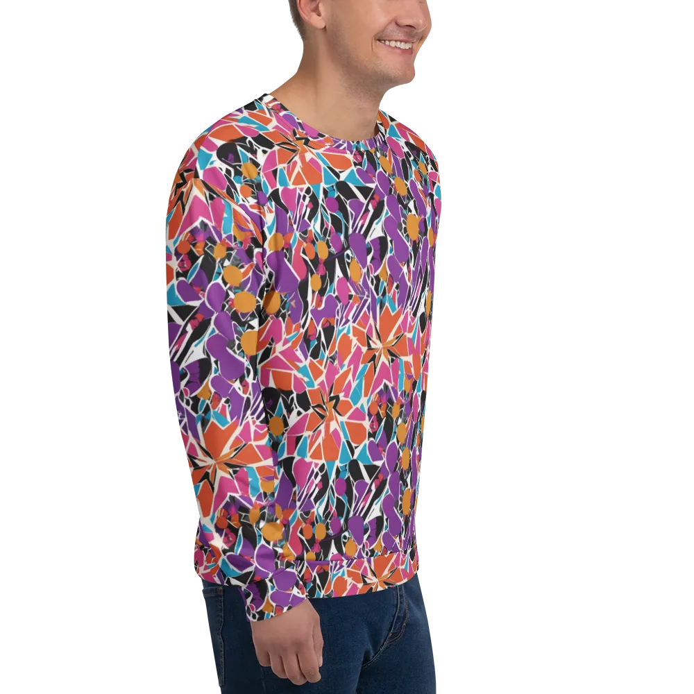 Kaleidoscope Grove on Sweatshirt — Right Front