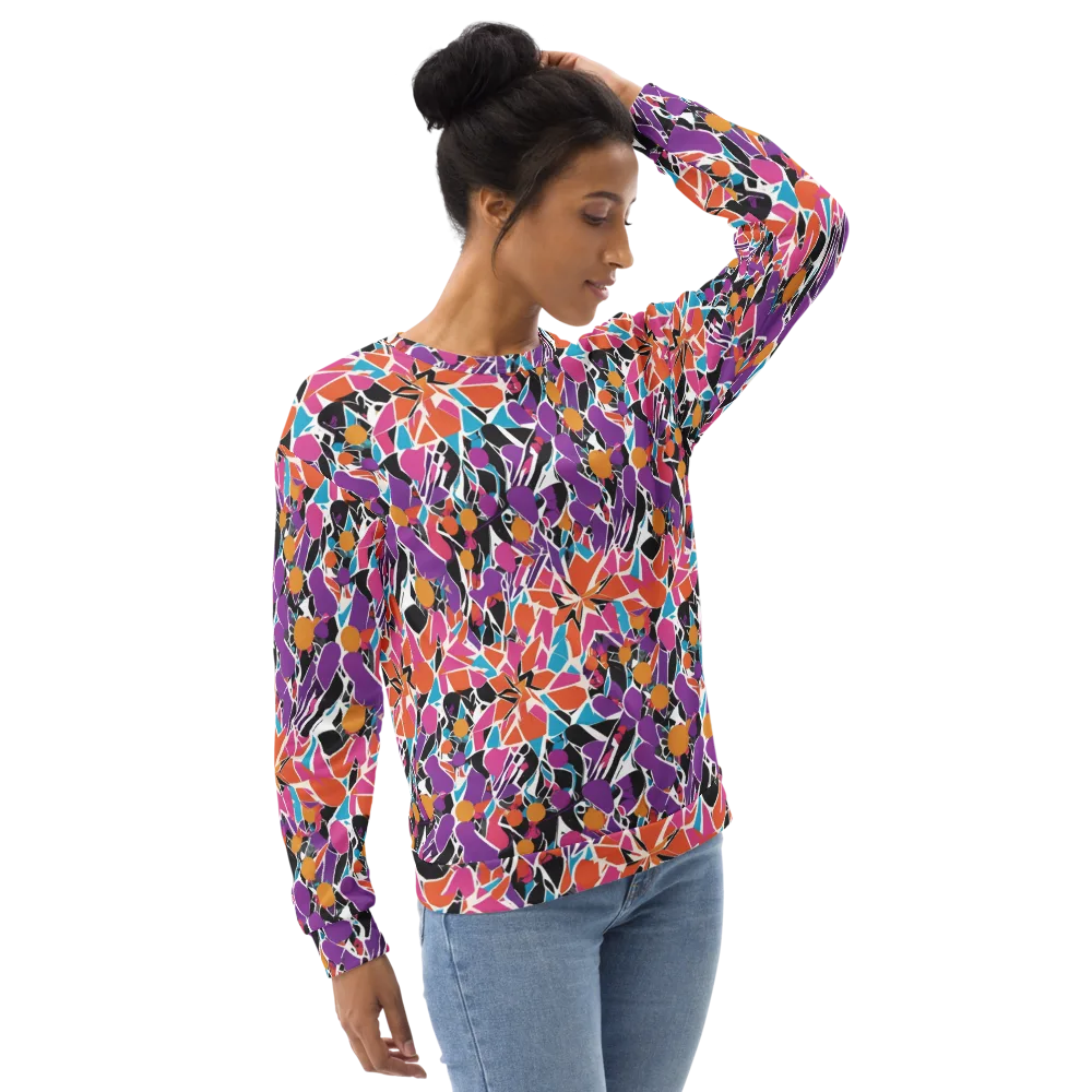 Kaleidoscope Grove on Sweatshirt — Right Front