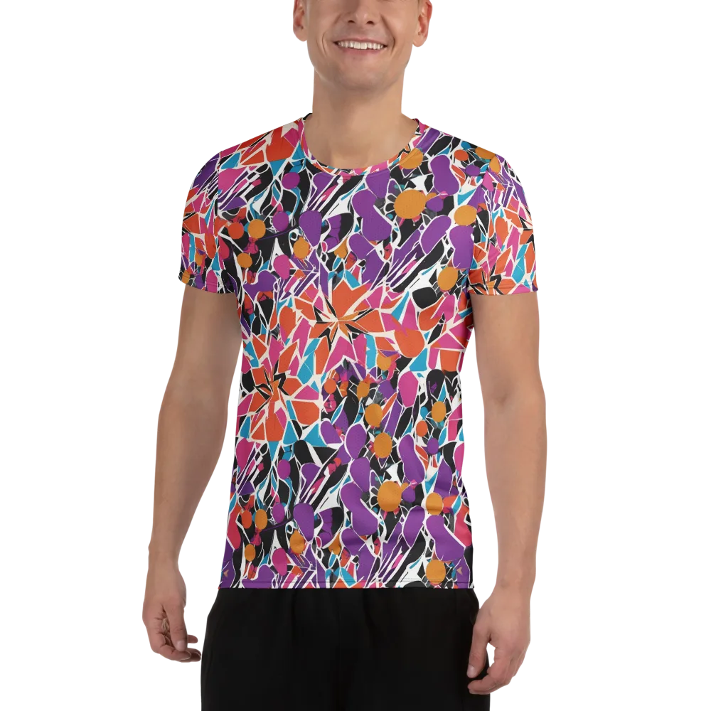 Kaleidoscope Grove on Men's Athletic T-Shirt — Front