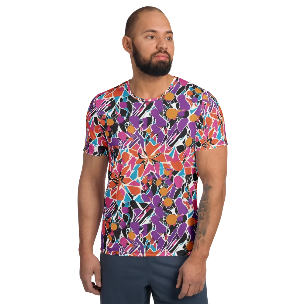 Kaleidoscope Grove on Men's Athletic T-Shirt — Front
