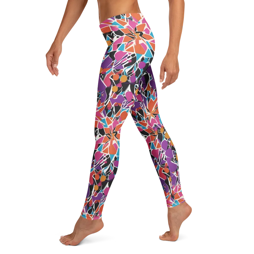 Kaleidoscope Grove on Leggings — Left
