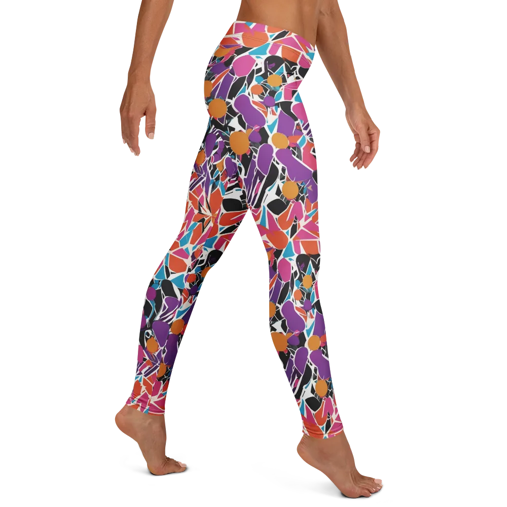 Kaleidoscope Grove on Leggings — Right