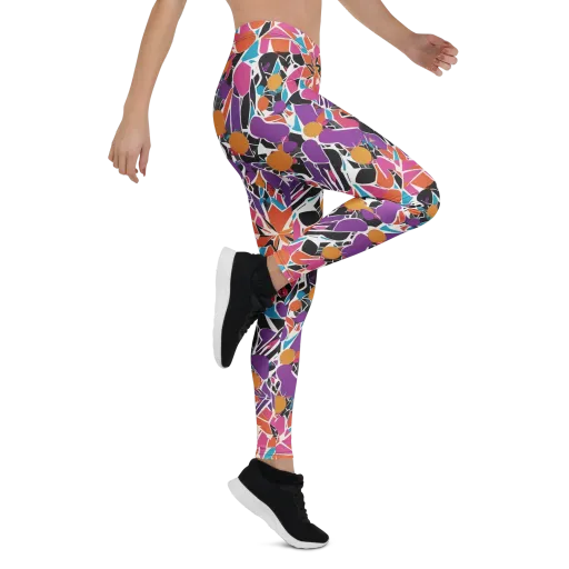 Kaleidoscope Grove on a Leggings