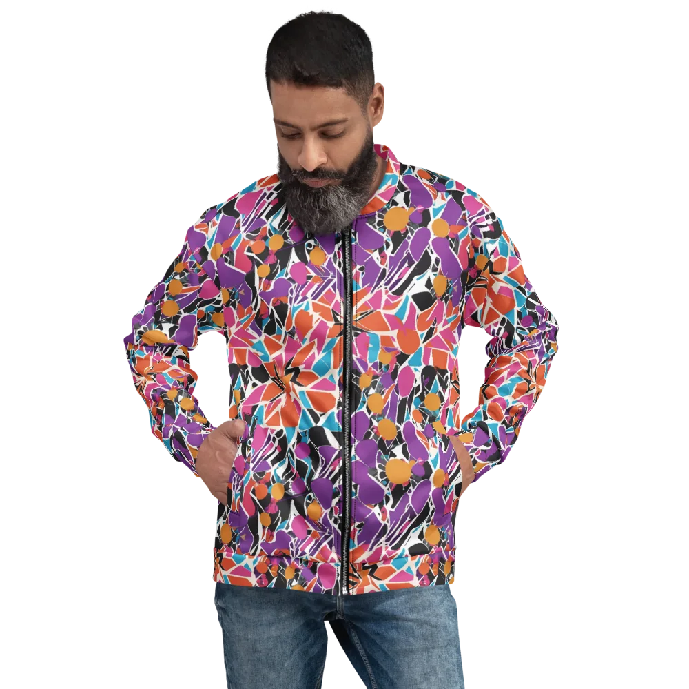 Kaleidoscope Grove on Bomber Jacket — Front