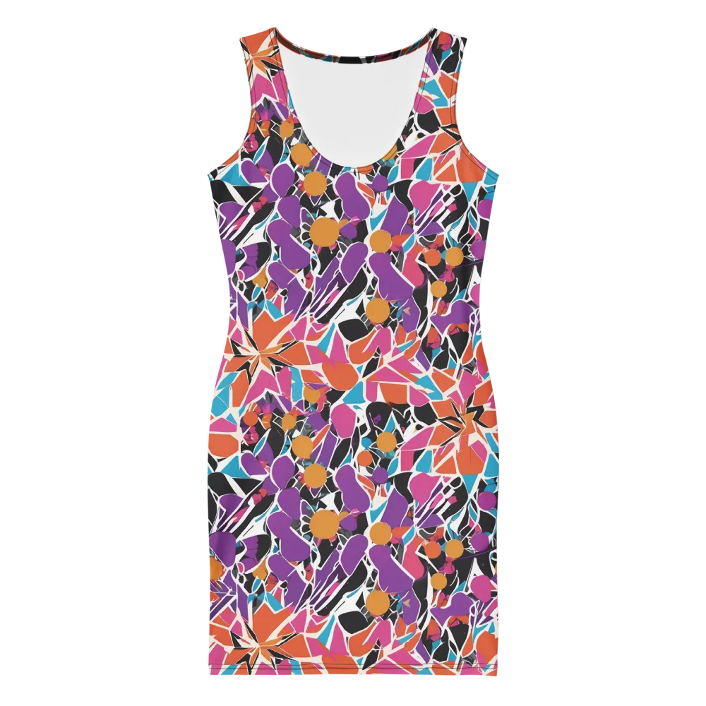 Kaleidoscope Grove on Bodycon Dress — Front