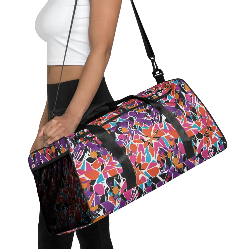 Kaleidoscope Grove on Duffle Bag — Front
