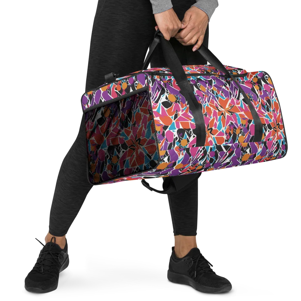 Kaleidoscope Grove on Duffle Bag — Right Front