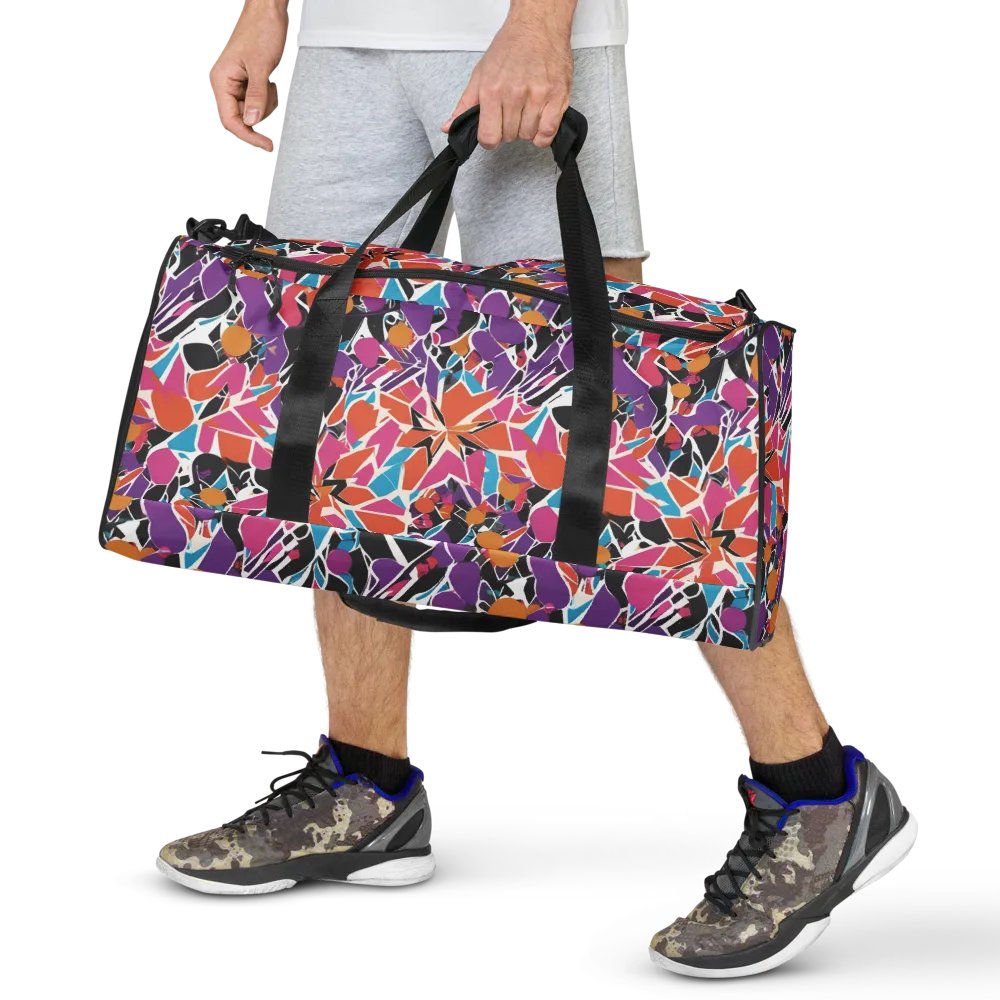 Kaleidoscope Grove on Duffle Bag — Front