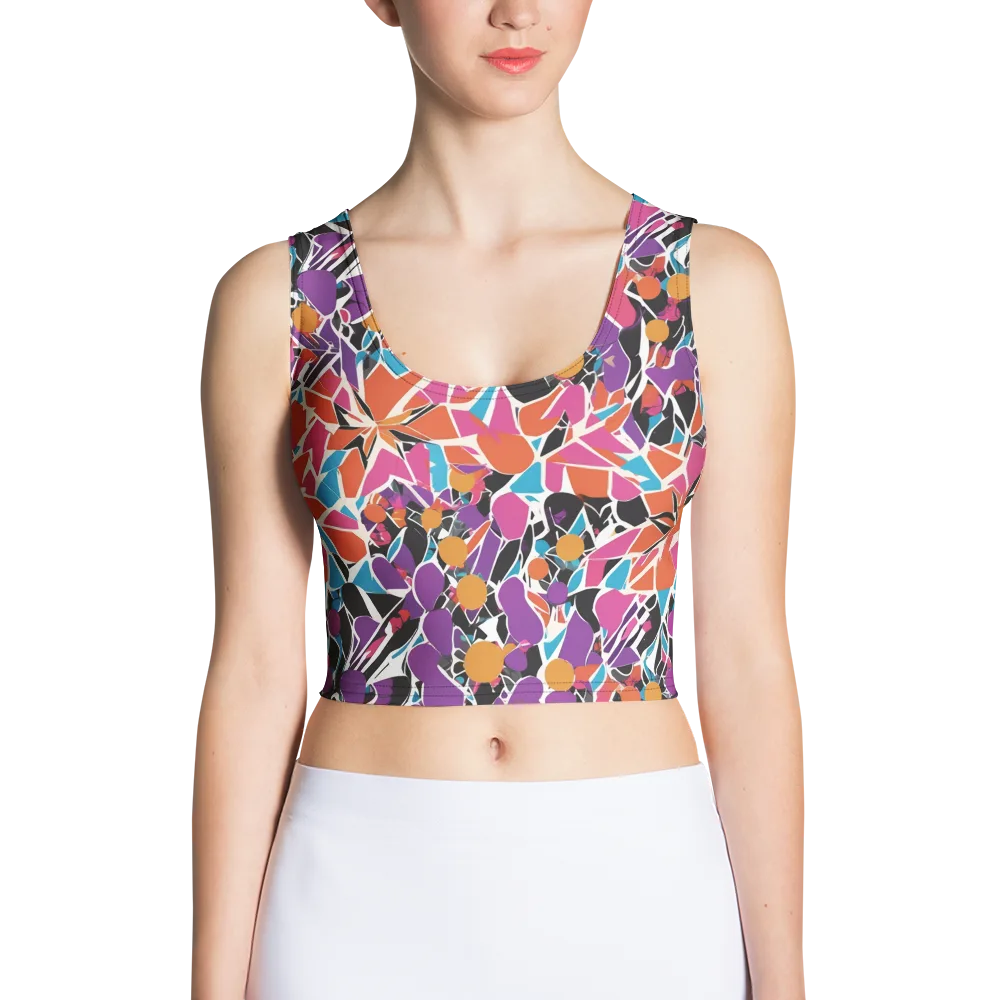 Kaleidoscope Grove on Crop Top — Front