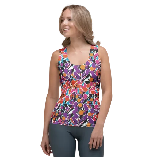 Kaleidoscope Grove on a Women's Tank Top