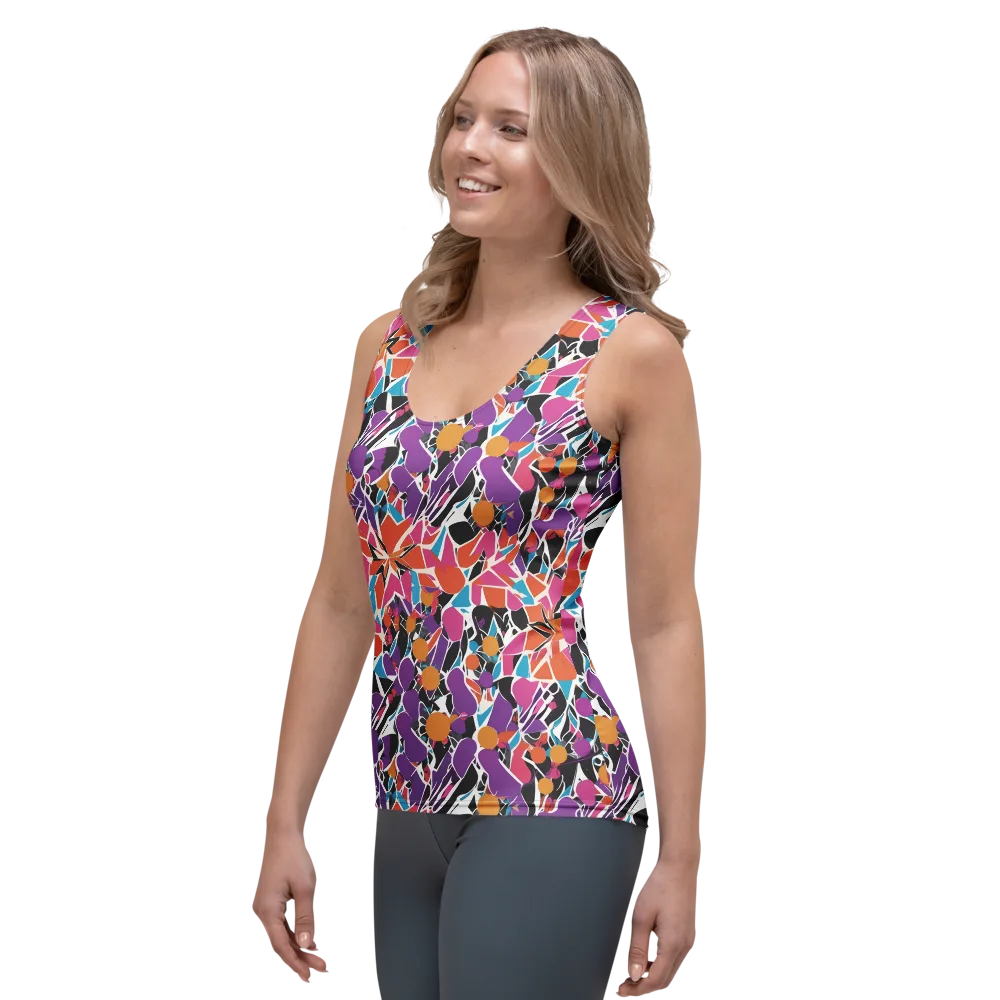 Kaleidoscope Grove on Women's Tank Top — Left Front